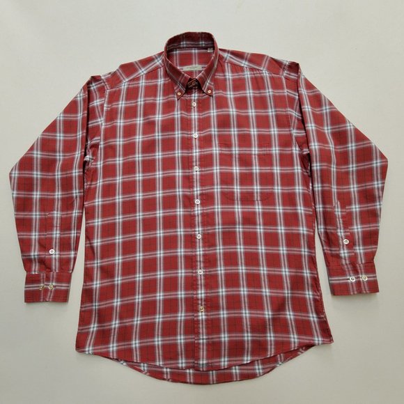 Burberry London Made in USA Button Down M - Picture 2 of 6